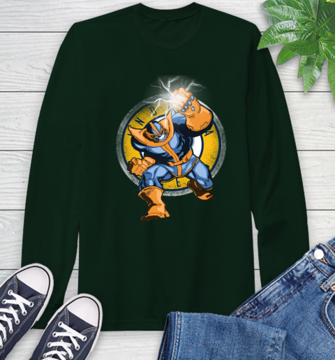 Indiana Pacers NBA Basketball Thanos Avengers Infinity War Marvel Long Sleeve T-Shirt 7