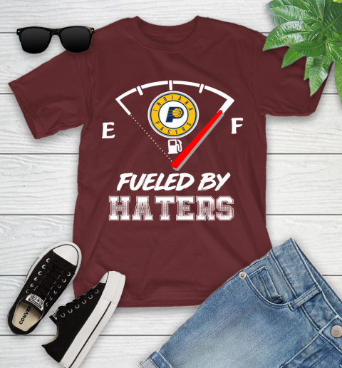Indiana Pacers NBA Basketball Fueled By Haters Sports Youth T-Shirt 14