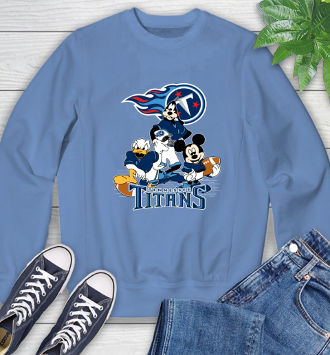 NFL Tennessee Titans Mickey Mouse Donald Duck Goofy Football Shirt Sweatshirt 11