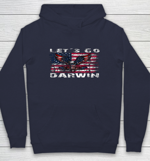 Let's go Darwin America Flag Eagle Hoodie 2