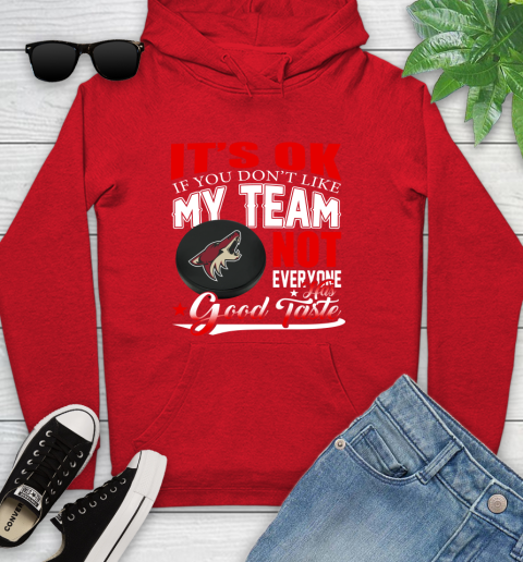 Arizona Coyotes NHL Hockey You Don't Like My Team Not Everyone Has Good Taste Youth Hoodie 12