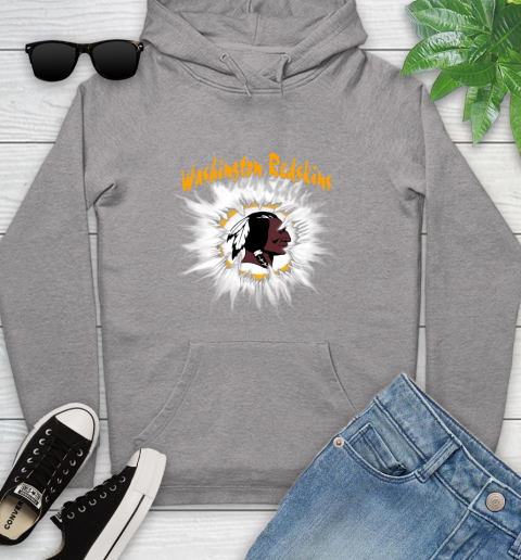 Washington Redskins NFL Football Adoring Fan Rip Sports Youth Hoodie 6