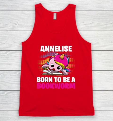 Annelise Born To Be A Bookworm Unicorn Tank Top 4