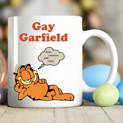 Gay Garfield Shirt Ceramic Mug 11oz