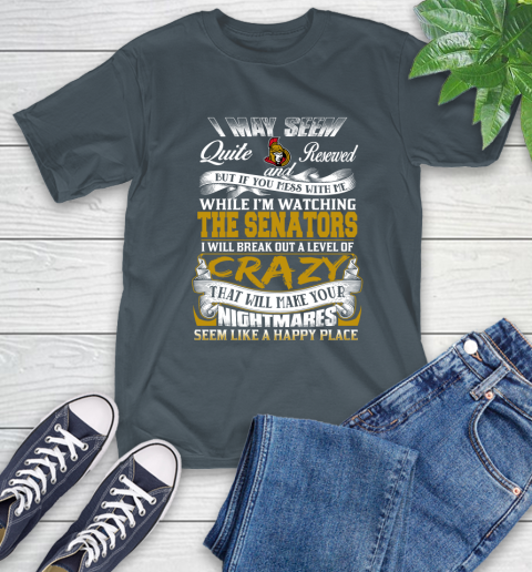 Ottawa Senators NHL Hockey Don't Mess With Me While I'm Watching My Team T-Shirt 10