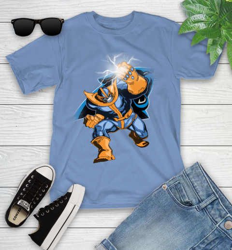 Carolina Panthers NFL Football Thanos Avengers Infinity War Marvel Youth T-Shirt 15