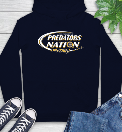 NHL A True Friend Of The Nashville Predators Dilly Dilly Hockey Sports Hoodie 3