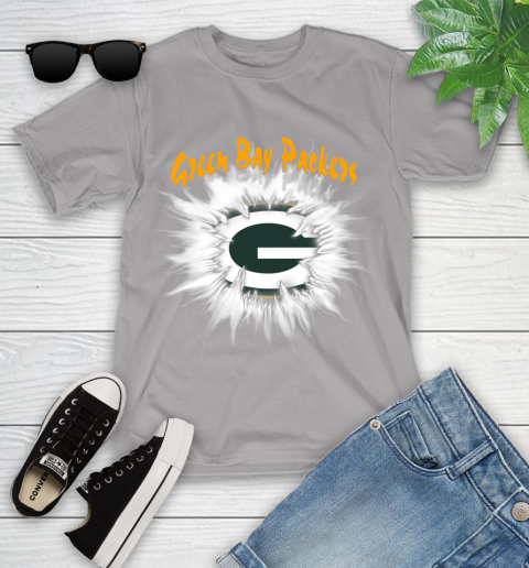 Green Bay Packers NFL Football Adoring Fan Rip Sports Youth T-Shirt 4