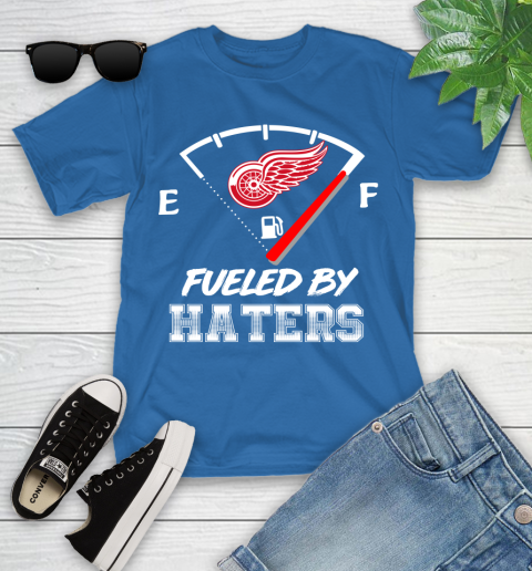 Detroit Red Wings NHL Hockey Fueled By Haters Sports Youth T-Shirt 12