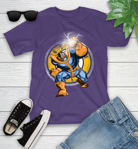 Indiana Pacers NBA Basketball Thanos Avengers Infinity War Marvel Youth T-Shirt 3