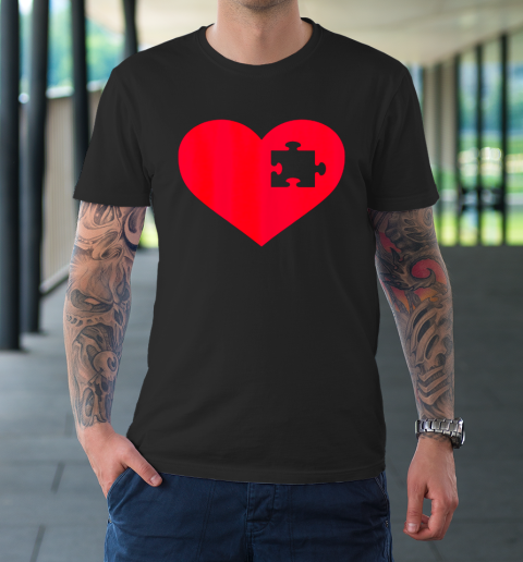 Family Valentine Insert Heart Gift T-Shirt