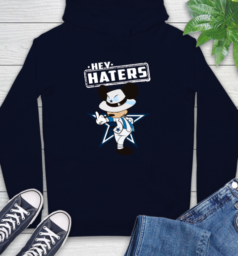 NFL Hey Haters Mickey Football Sports Dallas Cowboys Hoodie 3