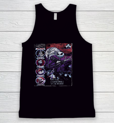 Disney The Nightmare Before Christmas Comic Cover Tank Top