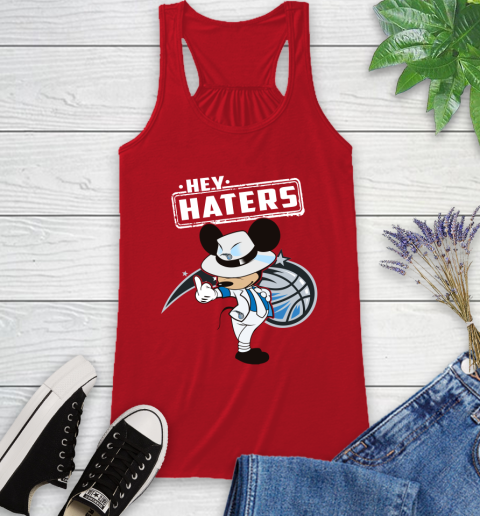 NBA Hey Haters Mickey Basketball Sports Orlando Magic Racerback Tank 5