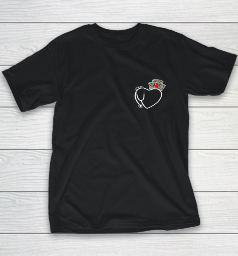 Heart Stethoscope Cute Love Nursing Gifts Valentine Day 2022 Youth T-Shirt 1