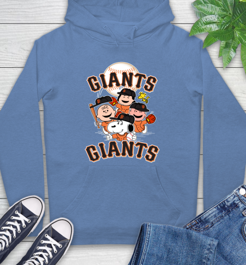 MLB San Francisco Giants Snoopy Charlie Brown Woodstock The Peanuts Movie Baseball T Shirt_000 Hoodie 11