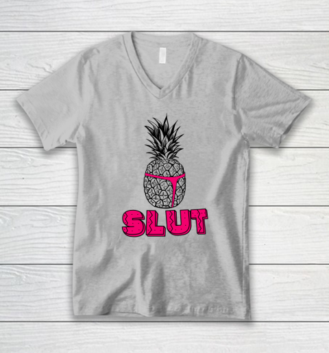 Pineapple Slut V-Neck T-Shirt 2