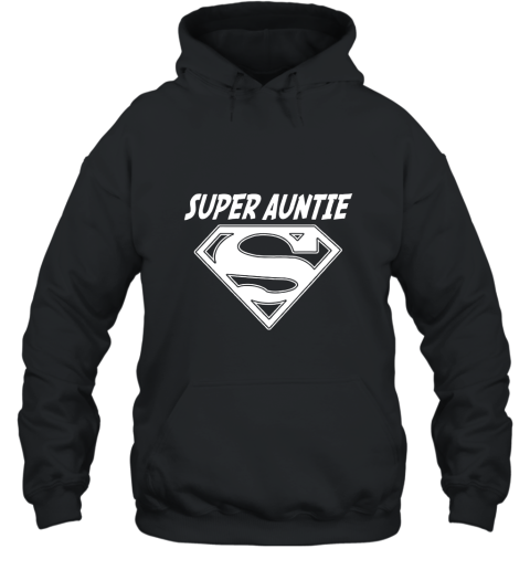 Super Auntie t shirt  Super hero Aunt Gift Hooded