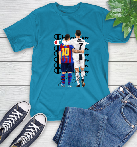 Champion Ronaldo and Messi Signatures T-Shirt 7