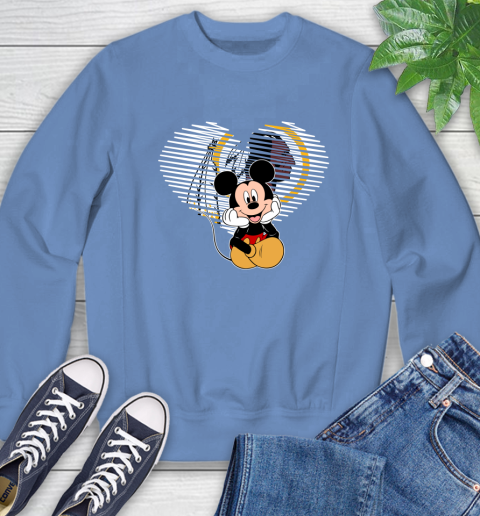 NFL Washington Redskins The Heart Mickey Mouse Disney Football T Shirt_000 Sweatshirt 11