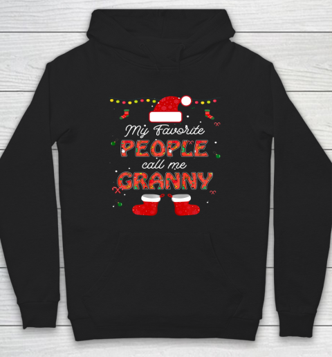 My Favorite People Call Me Granny Thanksgiving Christmas Hoodie