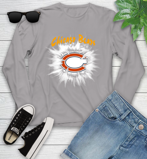 Chicago Bears NFL Football Adoring Fan Rip Sports Youth Long Sleeve 5