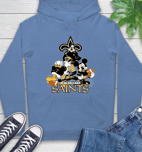 NFL New Orleans Saints Mickey Mouse Donald Duck Goofy Football Shirt Hoodie 11