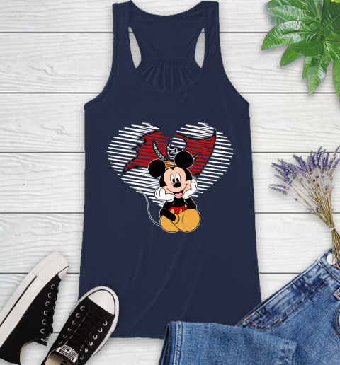 NFL Tampa Bay Buccaneers The Heart Mickey Mouse Disney Football T Shirt_000 Racerback Tank 9