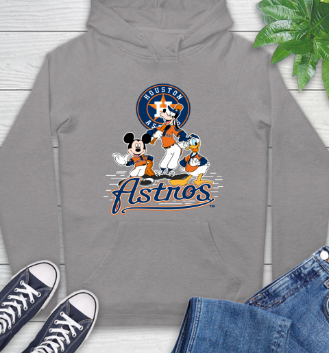 MLB Houston Astros Mickey Mouse Donald Duck Goofy Baseball T Shirt Hoodie 6