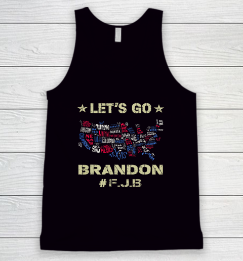 Let's Go Brandon Conservative Anti Liberal FJB Tank Top