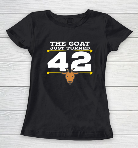 The Goat Just Turned 42 42nd Birthday Goat Women's T-Shirt