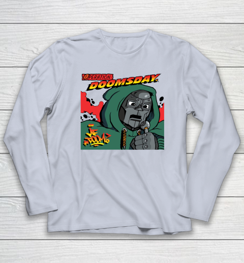 MF Doom Shirt  One Beer Long Sleeve T-Shirt 4