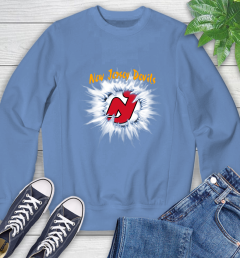 New Jersey Devils NHL Hockey Adoring Fan Rip Sports Sweatshirt 11