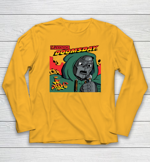 MF Doom Shirt  One Beer Long Sleeve T-Shirt 2