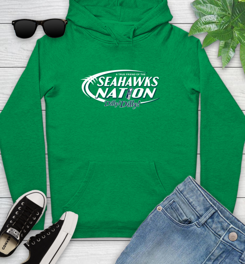 NFL A True Friend Of The Seattle Seahawks Dilly Dilly Football Sports Youth Hoodie 9