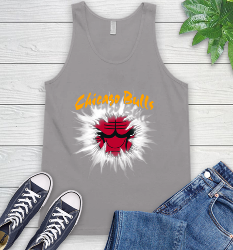 Chicago Bulls NBA Basketball Rip Sports Tank Top 3