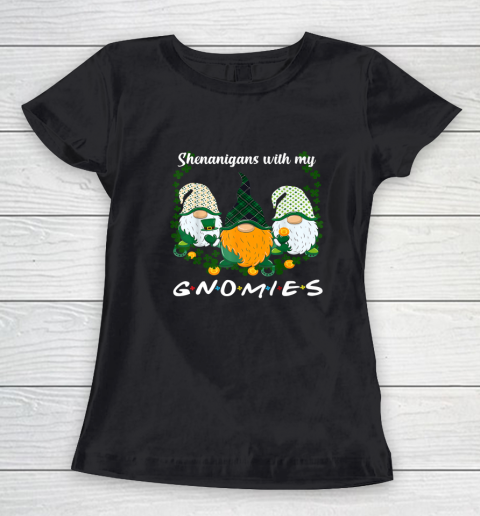 St Patrick s Day Shenanigans Gnomies Gnome Irish Shamrock Women's T-Shirt
