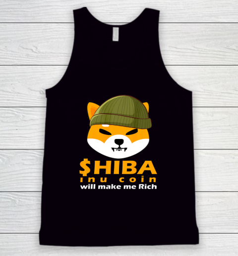 Shiba Will Make Me Rich Vintage Shiba Inu Coin Shiba Army Tank Top