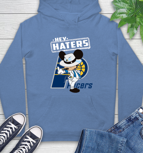NBA Hey Haters Mickey Basketball Sports Indiana Pacers Hoodie 11