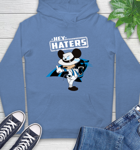 NFL Hey Haters Mickey Football Sports Carolina Panthers Hoodie 11