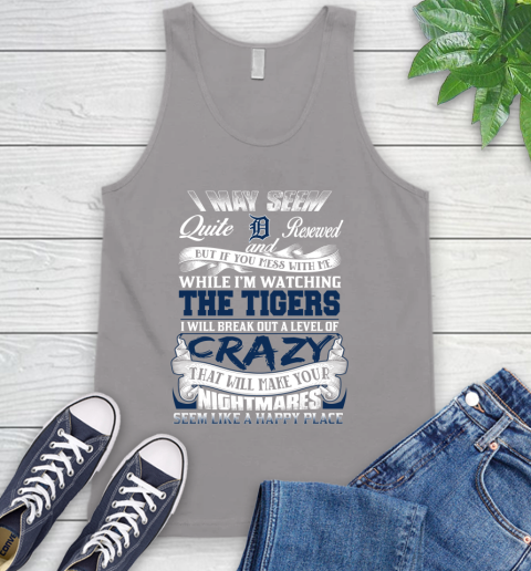 Detroit Tigers MLB Baseball Don't Mess With Me While I'm Watching My Team Tank Top 3