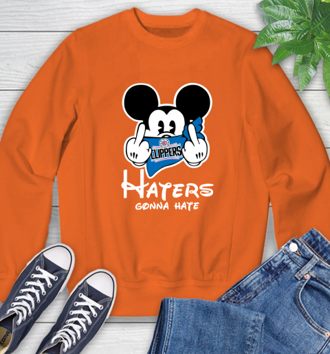 NBA LA Clippers Haters Gonna Hate Mickey Mouse Disney Basketball T