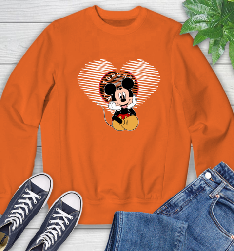 NBA Toronto Raptors The Heart Mickey Mouse Disney Basketball Sweatshirt 3