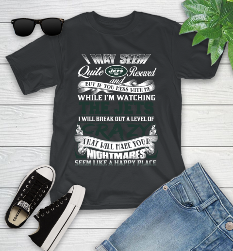 New York Jets NFL Football Don't Mess With Me While I'm Watching My Team Youth T-Shirt