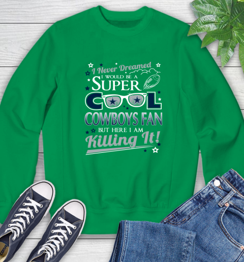Dallas cowboys green sweatshirt online