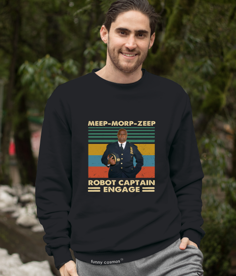 Brooklyn Nine Nine Vintage T Shirt, Brooklyn 99 Shirt, Raymond Holt Tshirt, Meep Morp Zeep Robot Captain Engage Shirt