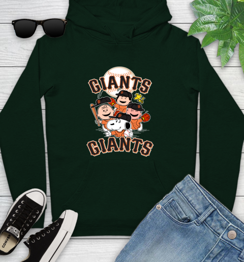 MLB San Francisco Giants Snoopy Charlie Brown Woodstock The Peanuts Movie Baseball T Shirt_000 Youth Hoodie 14