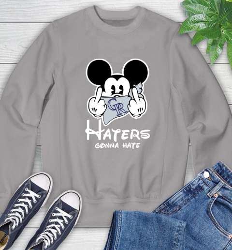 MLB Colorado Rockies Gonna Hate Mickey Mouse Disney Baseball T Shirt_000 Sweatshirt 5