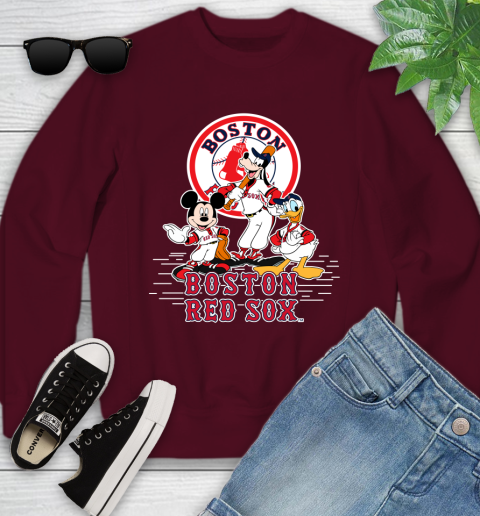 Mickey mouse red sox hot sale shirt