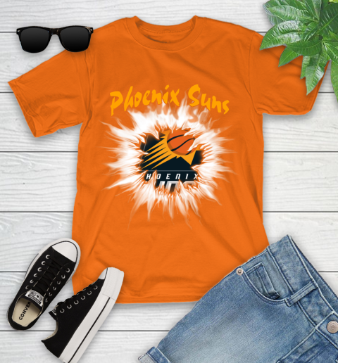 Phoenix Suns NBA Basketball Rip Sports Youth T-Shirt 9